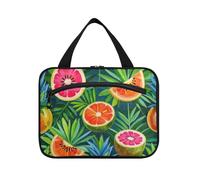 Borse da toeletta da appendere alla frutta hawaiana colorate estive per donne in viaggio con gancio, borsa cosmetica carina per il papà Viaggio maleta para maquillaje L