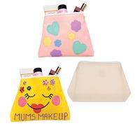 Borse da Toilette da Personalizzare Baker Ross (confezione da 3)- Borse in tessuto per bambini da progettare e decorare
