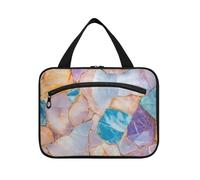 Borse da toilette da viaggio semplici e minimaliste da appendere per le donne con gancio, borse mediche unisex di design per le donne must have kit de para Mujer L