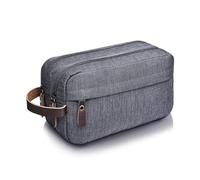 Borse da viaggio cosmetiche da uomo a più strati ergonomiche con custodia Oxford per gli organizzatori degli uomini di viaggio all'aperto, Grigio, Bellezza di massa