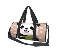 Borse da viaggio e borse sportive di grande capacità con manici ad anello per il fine settimana e borse rotonde possono essere utilizzate sia da uomini che da donne, Nero , Taglia unica, Borsone da