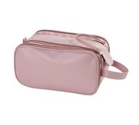 Borse da viaggio per donne, in pelle sintetica PU, impermeabile, borsa da viaggio, ampia capacità di archiviazione per bagno e shower Things, 11.02 x 5.91 x 7.09 in, rosa, Se référer au descriptif