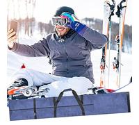 Borse da viaggio per sci per volare, borse da sci da neve,Borsa grande per il trasporto degli impermeabile, borsa per scarponi da neve - Lunghezza regolabile per fino a 200 cm, scarponi fino a