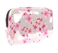 Borse da viaggio trasparenti per articoli da toeletta, borsa da toilette trasparente leggera, motivo a stelle a pois, multiuso, trasparente, per viaggi, Multicolore 8., 18.5x7.5x13cm/7.3x3x5.1in