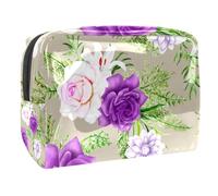 Borse da viaggio trasparenti per articoli da toeletta, borsa da toilette trasparente leggera, motivo a stelle a pois, multiuso, trasparente, per viaggi, Multicolore 10., 18.5x7.5x13cm/7.3x3x5.1in