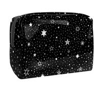 Borse da viaggio trasparenti per articoli da toeletta, borsa da toilette trasparente leggera, motivo a stelle a pois, multiuso, trasparente, per viaggi, Multicolore 1., 18.5x7.5x13cm/7.3x3x5.1in