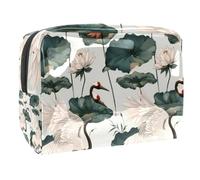 Borse da viaggio trasparenti per articoli da toeletta, borsa da toilette trasparente leggera, motivo scheletro di danza con cerchi colorati, multiuso, trasparente, per viaggi, Multicolore 8.,