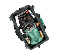 Borse degli attrezzi, borse degli attrezzi resistenti di grande capacità, organizer Oxford con tracolla per ingranaggi elettricista edilizia lavoro auto dormitorio all'aperto