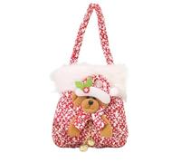 Borse Della Spesa Riutilizzabili Di Natale: Borse Per Il Trasporto Di Regali Riutilizzabili, Design Con Maniglia Robusta Per Riporre Le Vacanze | Soluzione Di Confezione Regalo Per Feste Stagionali, A