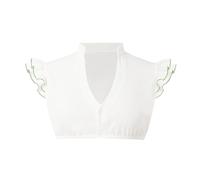 Borse della storia medievale, eleganti camicette a maniche corte, per costume tradizionale bavarese, abito gotico, verde, XL