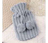 Borse Dell'Acqua Calda Pelliccia Sintetica Soffice Cover Panno Pom Cold-Proof