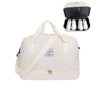 Borse di borsone resistenti all'acqua di viaggio della tracolla, borsa leggera dell'ospedale con la tasca bagnata del compartimento delle scarpe, borsoni di viaggio 44.5L con le maniglie, borsone di