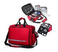 Borse di pronto soccorso vuote - Borsa del primo soccorritore per traumi, porta kit professionale a scomparti multipli per forniture mediche di emergenza(A)