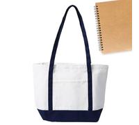Borse Di Tela - Borse Di Tela - Compratore Di Cotone Riutilizzabile | Grande Carrellamento Di Alimentari Con Manici A Tasca, Organizzatore Di Viaggio Pieghevole Ecologico Per Libri Picnic Beach Gym