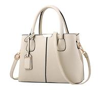 Borse di totalizzatore personalizzate Camice di modo spazioso delle donne borse delle signore della borsa della borsa della spalla della borsa del cuoio di, Beige, Taglia unica