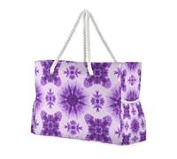 Borse di totalizzatore robuste degli uomini della tie-dye viola per il viaggio con le borse di totalizzatore delle donne della chiusura lampo per lavoro