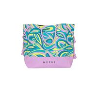 Borse Donna Viola Borsa mare con fantasia a contrasto UNI