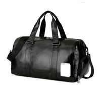borse duffle in pelle per uomo Borsa da palestra in pelle, borsa sportiva asciutta e bagnata for uomo donna, for allenamento, fitness, yoga, viaggio, bagaglio a tracolla(S)