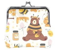 Borse e borse in pelle personalizzabili con grazioso motivo ape di orso giallo, carino Bear Bee Yellow, UNITALLA, Cute Bear Bee Yellow, UNITALLA, Classic, Carino Bear Bee Yellow, Taglia unica, Classic