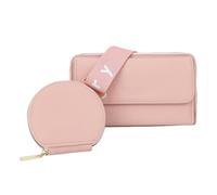 Borse e Borse per le Donne Moda Signore Cinghia Regolabile Multifunzionale Porta Cellulare Zip Intorno Borsa PU Satchel Spalla Tote Borse, rosa, Small