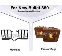 Borse e montaggio in pelle D14 2023-25 "FOR ROYAL ENFIELD NEW BULLET 350"