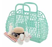 Borse Gelatina per Bambini | Borse da Spiaggia - Borsa Alla Moda Riusabile In Gel, Utilizzabile Come Cesto Di Archiviazione Per Pasqua, Ideale Per Spiaggia, Estate, Concerti, Matrimoni, Bambini E