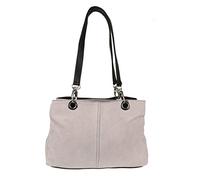 Borse Girly Borsa a tracolla in vera pelle scamosciata italiana, Rosa