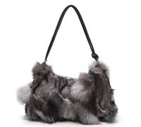 Borse hobo a tracolla in pelliccia calda invernale per donna Ultime borse e borsette di design di lusso Borsa da sera elegante per la cena