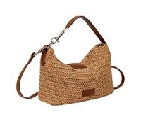 Borse In Paglia Da Donna Tote Boho Con Cerniera Lampo E Tracolla Regolabile | Borsa Shopper Per Spiaggia Estiva In Paglia Per Cellulare Occhiali Da Sole Rossetto Carte Vacanza Al Mare Shopping Via