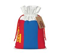 Borse in tela con stampa bandiera mongola borse riutilizzabili borse Bulk Ltems borse dimensioni assortite per tutte le occasioni