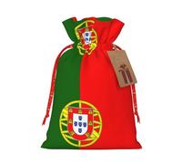 Borse in tela con stampa bandiera portoghese borse riutilizzabili borse Bulk Ltems dimensioni assortite per tutte le occasioni