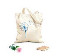 Borse in tela stampate digitalmente dente di leone nel vento Tessuto spesso 340g/m² Utilizzabile come trousse per il trucco