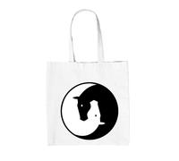 Borse In Tela Yin Yang Con Cavalli - Dualismo Amore Equestre