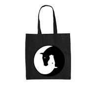 Borse In Tela Yin Yang Con Cavalli - Dualismo Amore Equestre