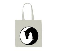 Borse In Tela Yin Yang Con Cavalli - Dualismo Amore Equestre