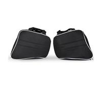 Borse Interne Valigie Moto Per KAWASAKI Per Ninja 1000 Per H2 Per Versys Per 650 Per 1000 Borse Da Moto Interne Bauletto Nero(A pair with logo)