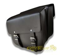 Borse laterali cuoio nero per ROYAL ENFIELD Interceptor 650 - Continental GT 650