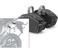 Borse Laterali Givi EA101C + telaietti specifici per Honda NC700S (12 > 13)