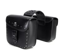 Borse Laterali Moto per APC Double Down/Double Down 300/High Roller S/High Roller 300 RDS, Borsa Laterale Moto Impermeabile Pelle Stile Vintage Borse Moto con Chiusura Rapida Borse da Sella Moto