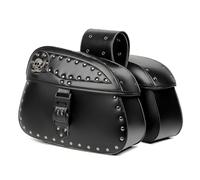 Borse Laterali Moto per APC Double Down/Double Down 300/High Roller S/High Roller 300 RDS, Borsa Laterale Moto Impermeabile Pelle Stile Vintage Borse Moto con Chiusura Rapida Borse da Sella Moto