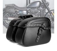 Borse Laterali Moto per BMW R NineT/5 R nineT Pure R Ninet Racer R nineT Scrambler Urban G, Borsa Laterale Moto Impermeabile - Stile Vintage In Pelle Borse Moto Con Chiusura Rapida, Adatto Ai Viaggi