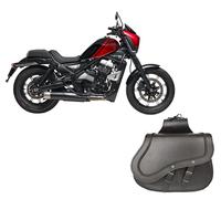 Borse laterali moto valigie bisacce in pelle rigida Calibro 650 e 700