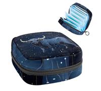 Borse mestruali per la scuola, borsa di immagazzinaggio del tovagliolo sanitario, sacchetto della tazza mestruale della cerniera, borse del tampone per le donne Taurus Constellation-905