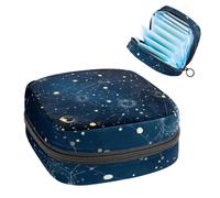 Borse mestruali per la scuola, borsa per assorbenti igienici, sacchetto con cerniera per coppetta mestruale, sacchetti per tamponi per le donne Gemini Constellation-762