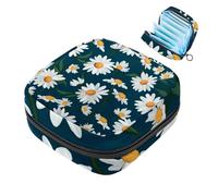 Borse mestruali per la scuola, borsa per tovaglioli igienici, borsa per tazza mestruale con cerniera, borse per tamponi da donna Daisy-630