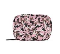 Borse mimetiche rosa marrone con scomparti staccabili comoda custodia per pillole da viaggio