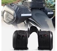 Borse Moto Borsoni Laterali Bisacce Rigide Universali Fissaggio Sella Nero