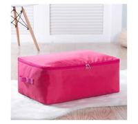 Borse organizer anti-umidità per guardaroba di grande capacità, pieghevoli, per riporre vestiti e trapunte, multifunzionali, per riporre vari articoli vari.(Rose red,M 58x40x22cm)