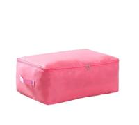 Borse organizer anti-umidità per guardaroba di grande capacità, pieghevoli, per riporre vestiti e trapunte, multifunzionali, per riporre vari articoli vari.(Pink,M 58x40x22cm)