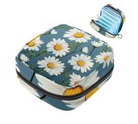Borse per assorbenti igienici da donna, borsa per assorbenti mestruali di grande capacità, Daisy-532 borse mestruali, borsa porta tamponi